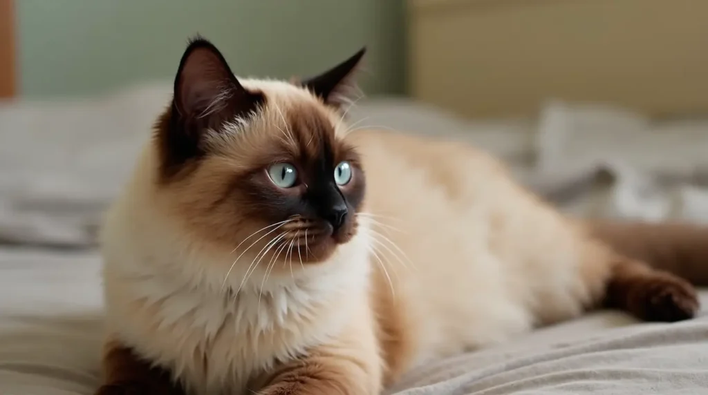 Brown Ragdoll Cat