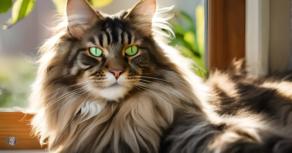 Tabby Maine Coon Cat